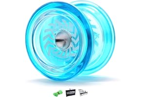 YoYo Factory Arrow JoJo mit 2 Kugellagern – Anfänger & Profi Yoyo – Lernspielzeug für Kinder ab 6 Jahren – JoJo mit Leerlauf – Fidget Toy für Tricks - Blau