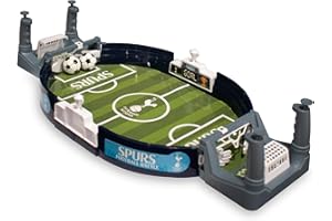 Hy-Pro Officially Licensed Tottenham F.C. Mini Tabletop Football Game, Spurs, 2 Balls, Portable, Interactive, Mini Football Table, Perfect Football Gift, for Kids Adults and Family Fun