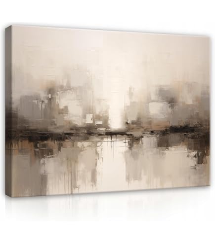 Tableau Mural Femme Or Et Noir - Toile Art Abstrait Africain Scandinave 50x100cm Sans Cadre