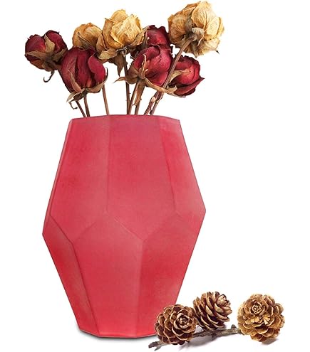 Talking Tables Blauwe glazen knopvaas voor bloemen | Kleine geribbelde flessen met smalle hals voor marineblauwe woondecoratie, arrangementen, bruiloftscentrepieces voor tafeldecoraties, vensterbank