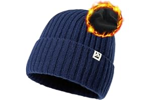 TOP-EX PolarWool L/XL/XXL, 100% wełna merynosów, czapka z podszewką polarową, czapka od zegarka, na zimną pogodę, zimę, ciepło