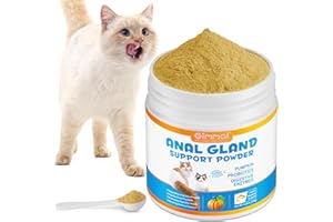 JSBNQRMZ Cat Digestive Care Powder - 120g Delicious Beef Flavor Fiber Supplement, Supports Digestive Health & Natural Cleansing, Maintain Tail Area Wellness for Healthy Digestion - Daily Cat Food Topper