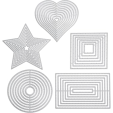 6 PCS/Set Matrice D'étiquettes De Noël Enfant Pochoir