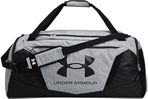 Under Armour Uomo Borsa Da Viaggio Media Undeniable Da 58 Litri, Pitch Gray Medium Heather/Black