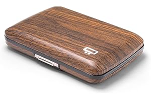 ÖGON SMART WALLETS OGON Portefeuille en Aluminium Smart Case V2 - Fermoir en métal - Porte-Cartes Anti-RFID - Capacité jusqu'à 10 Cartes et Billets