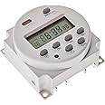 Favolcano Electronic Timer, Timer Switch, DC12V 16A, 28 Programmable Programmes, LCD Display