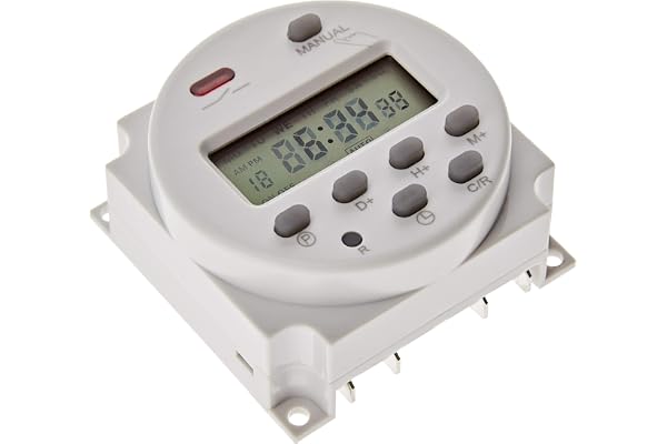 FAVOLCANO Minuteur électronique DC12V 16A 28 programmes Écran LCD programmable
