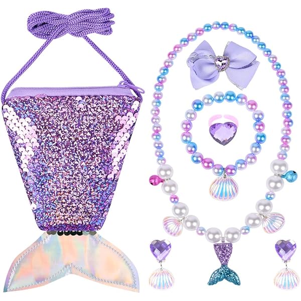 Fascia Per Capelli Sirena Con Conchiglie E Perle - Accessorio Magico Per Costumi - Per Bambine E Adulti - Ideale Per Carnevale E Cosplay