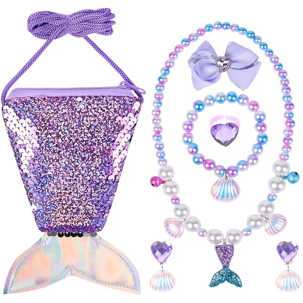 Fascia Per Capelli Sirena Con Conchiglie E Perle - Accessorio Magico Per Costumi - Per Bambine E Adulti - Ideale Per Carnevale E Cosplay
