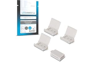 Litcessory 6-Pin to Cut-End Connector for Philips Hue/Solo Lightstrip (4 Pack, White - Micro 6-PIN V4 / Solo Lightstrip)