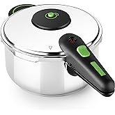 MONIX Presto | Pressure Cooker 4L, 18/10 Stainless Steel | Suitable for all types of cookers, including induction