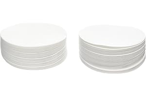 Camlab 1171231 Glass Microfiber Filter Paper, Class 261 [Gf/C], 1.2µm, 70mm (Pack of 100)