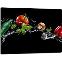 Planche à Découper En Verre Trempé 40 Cm - Motif Jakobsmussel Noir Et Blanc | Coloray