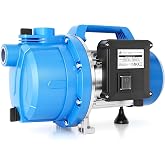 FOTING Garden Pump Electric Water Pump 1100 W 230 V/50 Hz Maximum Flow 7200 L/H Pressure 4.5 Bar Max Height 50 m Suction 7 m