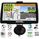 NAVPAL SAT NAV (7 INCH) with UK EUROPE 2021 EDITION + FREE Lifetime Updates [100% no hidden fees], GPS Navigation for Car Tru