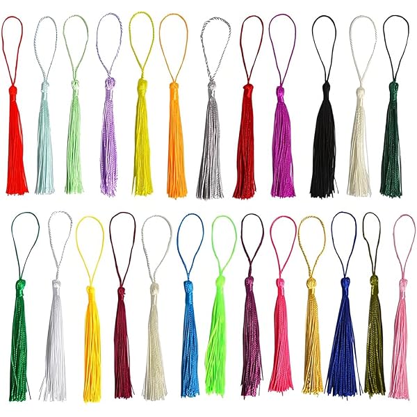 Zasvec 100 Pièces Mini Pompons Multicolores - Glands Décoratifs Pour DIY, Porte-Clés, Bijoux, 20 Couleurs
