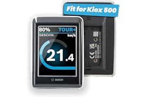 Besudo Screen Protector for Bosch Kiox 500 Display (BHU3700) - Protective Display Protective Cover for Kiox 500 from Scratches, Impacts - Ebike Accessories - L046-K