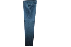 ALVIPERI Pantalone Velluto Duca Visconti di Modrone Elasticizzato 11 Colori Taglie Forti e calibrato dalla tg.46 alla tg.71