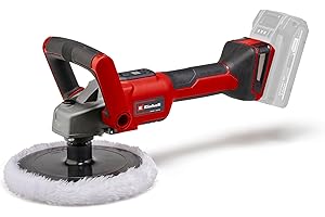 Einhell Polisseuse sans fil CE-CP 18/180 Li E-Solo Power X-Change (18V, moteur électrique sans charbon, régulateur électronique) Livré sans Batterie ni Chargeur