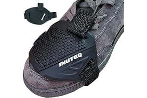 Retoteng Motorcycle Motorbike shift Pad, Motorcycle Shoe Boot Protector Cover, Protective Rubber Gear Shifter Guards, Black 2 Pack