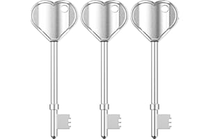 Upgraded Radar Key for UK Disabled Toilet 3Pcs, Mellbree Zinc Alloy Toilet Key for UK Disabled Toilets