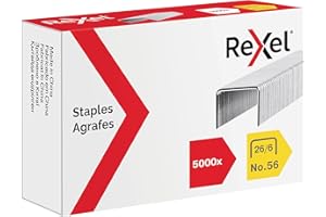 Rexel 50376X Zszywki, Srebrny, 5000 szt.