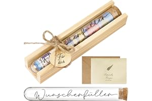 BOFUNX Wunscherfüller Geldgeschenke Holz Geldgeschenk Jugendweihe Geldgeschenk Geburtstag mit Umschlägen Lustige Geschenke Geschenkidee für Geburtstag Hochzeit Jugendweihe Weihnachten