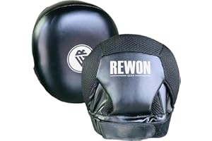 URBANSBEE Colpitori Boxe Muay Thai Kick boxing Arti Marziali Pad Focus Pads per Adulti Pelle GripScudo a Colpi Target Mitt per Karate Taekwondo Kickboxing MMA Sparring