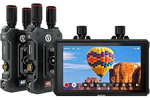 HOLLYVIEW Hollyland Mars 4K bezprzewodowy nadajnik odbiornik i Mars M1 Enhanced