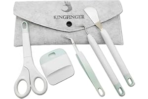 KINGFINGER Craft Vinyl Weeding Tools Set,Precision Craft Vinyl Tools Kit,Weeding Kits
