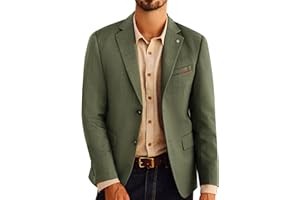PJ PAUL JONES Blazer Hombre Americanas Dos Botones Chaqueta Traje