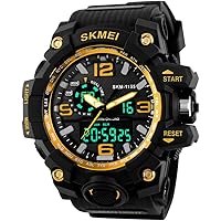 Skmei Analogue-Digital Black Dial Men's Watch - Skmeimw40