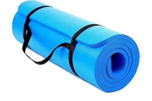 TechFit Fitness Tappetino Yoga Professionale - Ideale per Palestra in Casa, Esercizi del Pavimento, Campeggio, Stretching, Pilates 10 e 15 mm