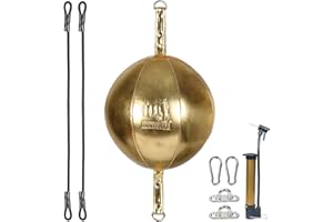 InnoLife Double End Punching Ball Striking Punching Bag Kit, Speed Striking Reflex Kit with Bungee Cords Perfect for Reaction, Agility, and Hand Eye Coordination Training