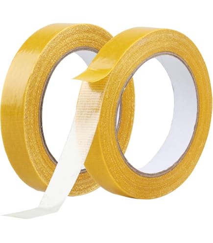 Nastro Biadesivo In Tessuto 20 M X 50 Mm – Forte, Trasparente E Adatto A Tappeti, Pareti E Oggetti
