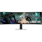 Samsung G91SD Gaming Odyssey OLED G9 49 5120x1440 OLED 1800R 144Hz 0.03ms 1,000,000:1 HDR10+ Gaming, True Black 400 FreeSync 
