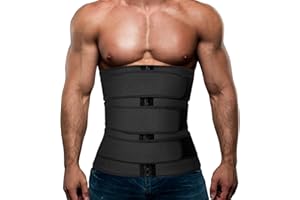 HIDYLIU Mens Workout Waist Trainer Neoprene Corset Sauna Sweat Trimmer Cincher Slimming Belly Belts