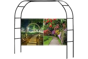 LIYI929GP ArcoDe Rosas De Jardín Resistente, ArcoDe Boda Fiesta Pérgola Cenador Decoración, Con Base, Para Plantas Trepadoras Ayuda De Escalada Globo Rosas Flores, Interiores Exteriores, Césped, Patio
