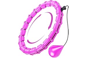 COZVIAO Hula Hoop Fitness Dimagrante, per fitness, con nodi massaggianti, misura regolabile, per bambini e adulti, Infinity Hoop per allenare lo sport