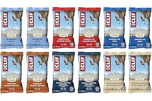 Lot de 12 végétariens barres Clif Bar Variety, Chocolat