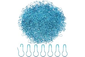 Hocansen 1000 Pezzi Spille da Balia Spille di Sicurezza per Lampadine Metallo Piccole Calabash Pin Fisso Vestiti Spille per Abbigliamez Crafting (Sky Blue)