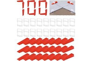 DOG'S BOOTY 700 Piezas Niveladores de Azulejos Cuñas Niveladoras Suelo Distanziatori per Piastrelle Cunei per Piastrelle Livellatori per Piastrelle Insertos para Azulejos 1.5mm con Pinza de Ajuste de Baldosas