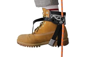 NewDoar Pied Ascender Riser Escalade Arbre Arboriste Alpinisme Rappel Équipement de Marche Rapide Dispositif d'escalade pour Corde de 8~13mm