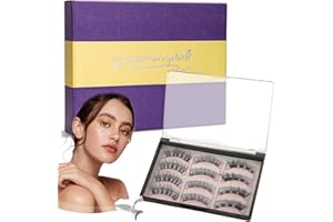 CHLFFUA Magnetic Eyelashes 3D Magnetic Lashes No Glue Needed Magnetic Eyelashes with Applicator False Eyelashes Magnetic Reusable Magnetic Eyelashes Natural Look Magnetic Eyelashes without Eyeliner 3 Pairs