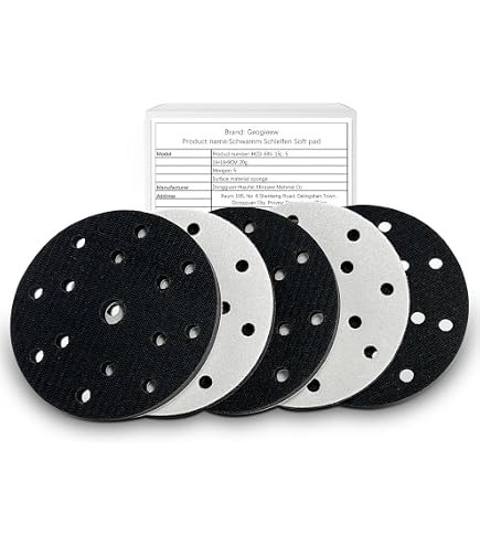 Disques De Protection Pour Ponceuse - 2 Pièces, 150 Mm, 67 Trous, Velours, Pour Ponceuses Auto-aspirantes électriques/pneumatiques