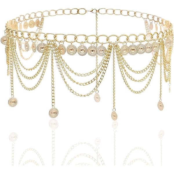 TPZORJX Bauchkette Gold - Bohemien Body Chain Taillenkette Für Frauen