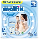 Molfix Fırsat Paketi 2 Numara Bebek Bezi, 80 Adet