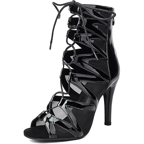 TINRYMX Latijnse danslaarzen voor dames Standaard Ballroom Competitie Partij Salsa Latin Dansschoenen,J26-Zwart-9.5,39 EU TINRYMX Latijnse danslaarzen voor dames Standaard Ballroom Competitie Partij Salsa Latin Dansschoenen,J26-Zwart-9.5,39 EU