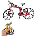 Magicwand 1:8 Scale【Toy-Miniature】 Die-Cast Alloy Based Racing Toy Foldable Bicyle Fully Working Model for Collectors【Random Color】
