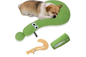 CHULPET Hundekissen, 2 Stück Kissenbezüge, Beruhigendes Hundekissen, Seitlicher Reißverschluss mit Austauschbarem Kissenbezug, Waschbares Haustierbettkissen für Hunde und Katzen